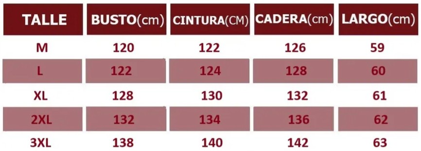 Tabla de talles